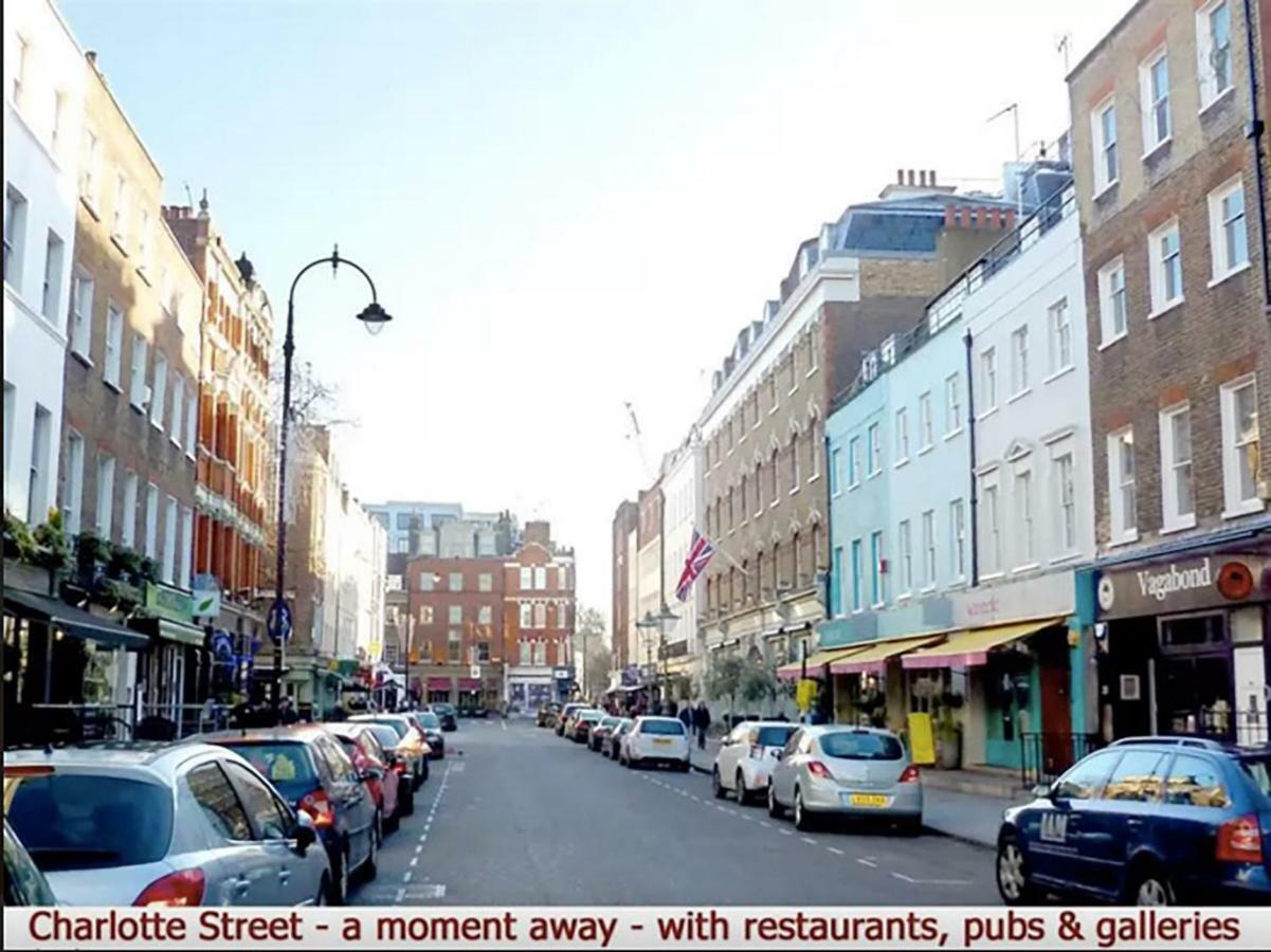 Superb Central Modern 3Bed 2Bath With Wifi, Trendy Fitzrovia W1 By Oxford Street Affable Informative Host London Kültér fotó